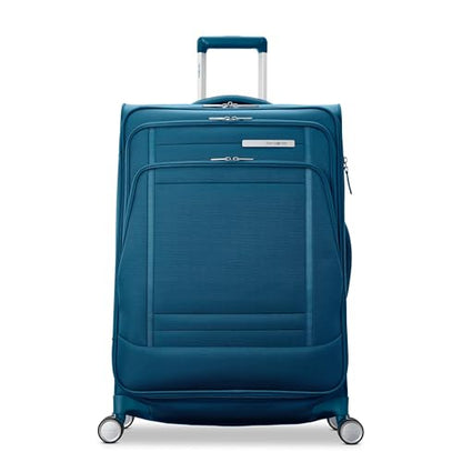 Samsonite UpLIFT Lightweight Medium Checked Softside Luggage with Spinner Wheels - Expandable - Airline-Approved, Polyester Soft Suitcase for Ultra Light Travel - Cerulean Blue - color: Cerulean Blue, size: Medium Checked