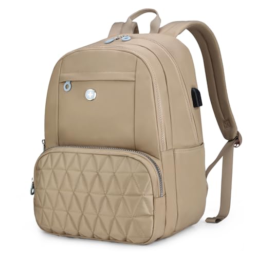 Swissdigital Design Backpack for Women Fits 15.6-Inch Laptop SD1711-75 - color: Khaki