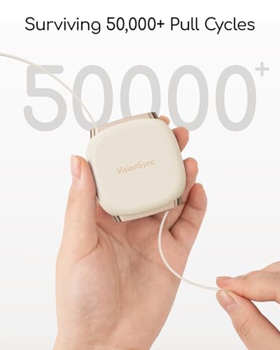 240W Retractable USB C Cable for Phones,Beige,3.3ft,2pack - color: Beige, size: 2Pack-3.3ft