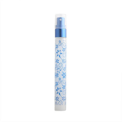 6 PCS 10ml Flower Print Matte Refillable Empty Travel Glass Perfume Spray Bottle Atomizer Pump Sprayer Bottle Set