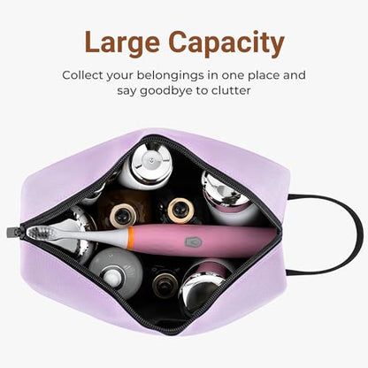 Elviros Hanging Toiletry Bag, Lightweight Dopp Kit, Small, Lavender Purple - color: Lavender Purple, size: Small