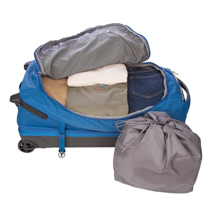 Eddie Bauer Expedition Rolling Duffel Bag with Wheels - True Blue, 30" - color: True Blue, size: 30" (Check-In)