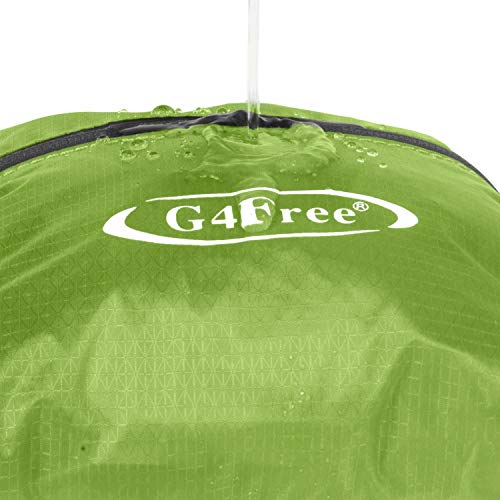 G4Free 20L Lightweight Packable Backpack Travel Hiking Daypack Foldable Backpack for Men Women - color: Light Green, size: 20L