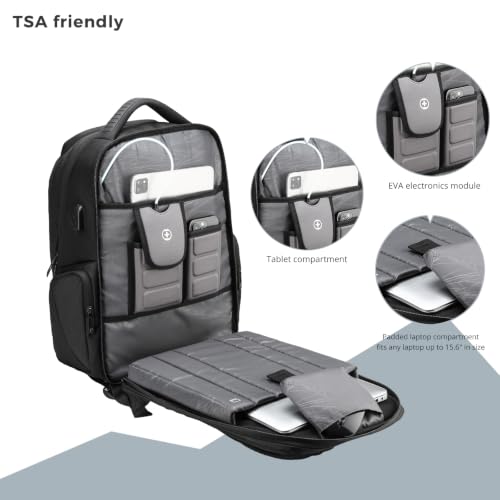 Swissdigital Design Backpack for Men with Apple Find My SD16959508F-01 - color: Black-finder