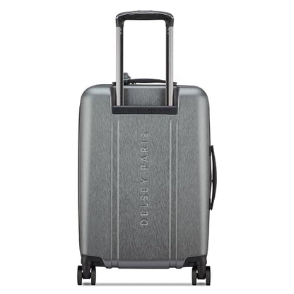 DELSEY PARIS Cadence, 20 Inch Carry-On Hardside Luggage, Silver - color: Brushed Silver, size: Carry On 20 Inch