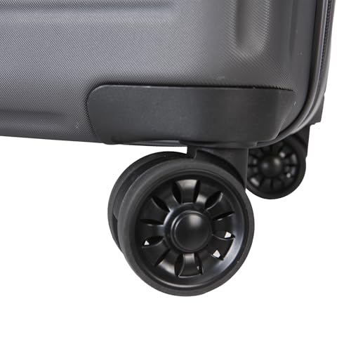 TRIPS AXIS 20-Inch Carry-On Lightweight Durable Hardside 8-Wheel Spinner Cabin Size Luggage, Asphalt - color: Asphalt, size: CARRY ON