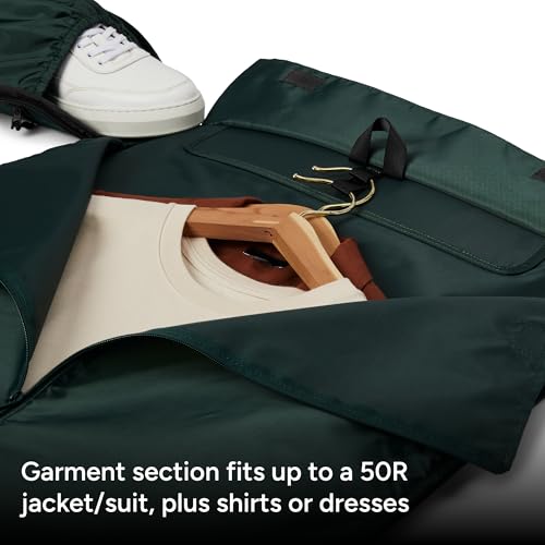Halfday Convertible 2-in-1 Garment Duffel Weekender 45L, Carry On, Hunter - color: Hunter, style: Original, 45l