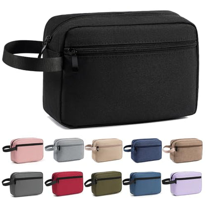 Travel Toiletry Bag for Men & Women, Hanging Cosmetic Organizer - color: Black