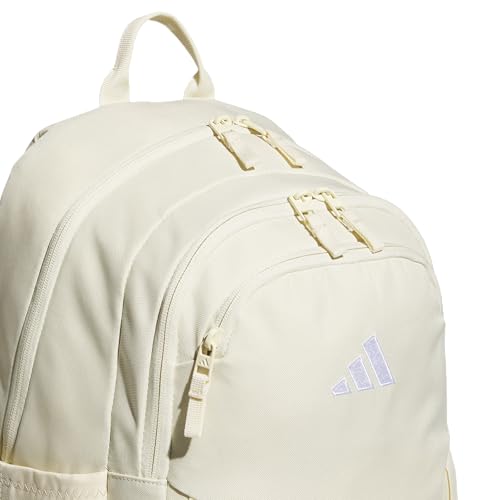adidas Amplifier School Backpack 27L - color: Warm Vanilla Yellow/White/Regular