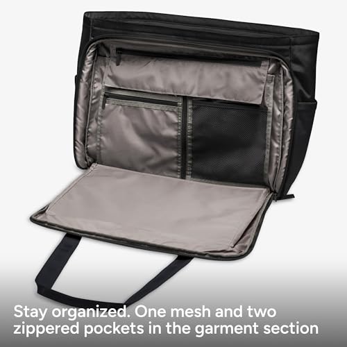 Halfday Convertible Garment Tote, 2-in-1 Travel & Garment Bag, Jet - color: Jet