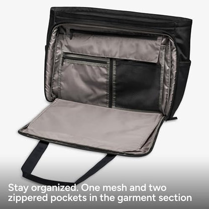 Halfday Convertible Garment Tote, 2-in-1 Travel & Garment Bag, Jet - color: Jet