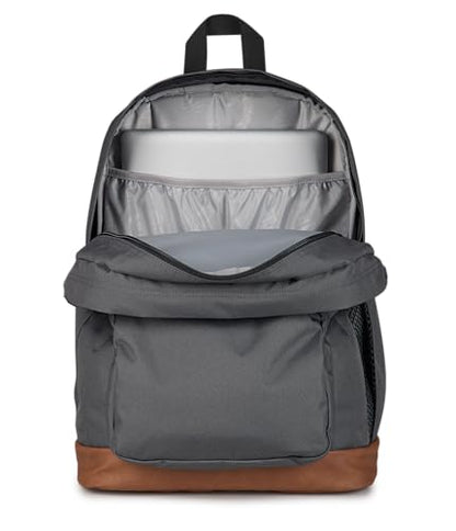 JanSport 34L Cool Backpack – 15-inch Laptop Sleeve, Smokey Grit | Ergonomic Straps, Waterbottle Pocket, Campus Weekender Travel Rucksack - color: Smokey Grit