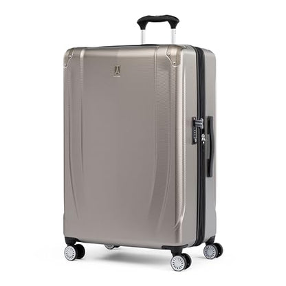 Travelpro Pathways 3 Hardside Checked Luggage Suitcase, Beige, 28-Inch - color: Champagne, size: Checked Large 28 Inch