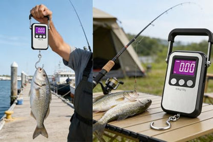 Digital Hanging Scales Luggage Scale 132lb 60kg Fishing Fish