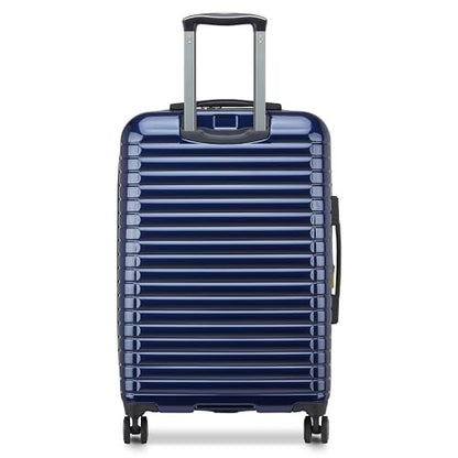 DELSEY PARIS Cruise 3.0, 24 Inch Checked-Medium Luggage, Deep Sea Navy - color: Deep Sea Navy, size: Checked-medium