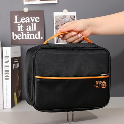 Organizer Bag Big Case Cable Electronic Devices Travel Pouch USB Charger Accessories Mouse Phone SD Power Bank Earphone - color: Navy Blue