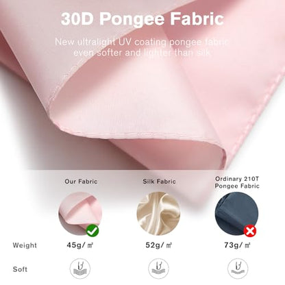 G4Free 40 Inch Travel Compact Umbrella Mini Sun UV Protection Umbrella - color: Pink