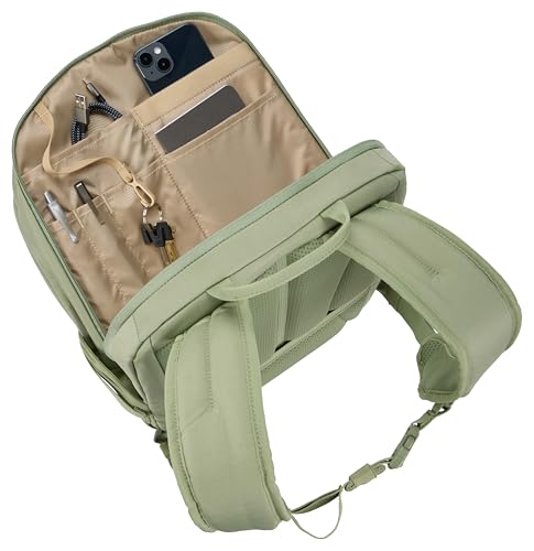 Thule EnRoute Backpack 23L, Elevated 15.6" Laptop Pocket, TPU Zip Pocket - color: Quiet Green, size: 23L