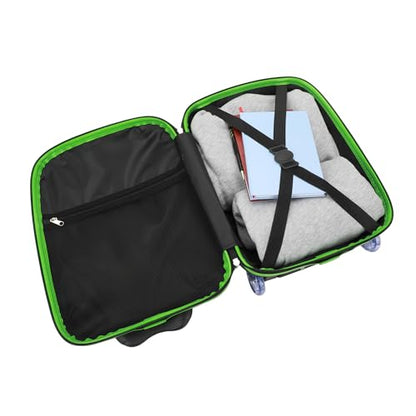 Bioworld Minecraft Creeper 2-Pack Carry On Luggage Set - color: Minecraft Creeper Green 2-Pack