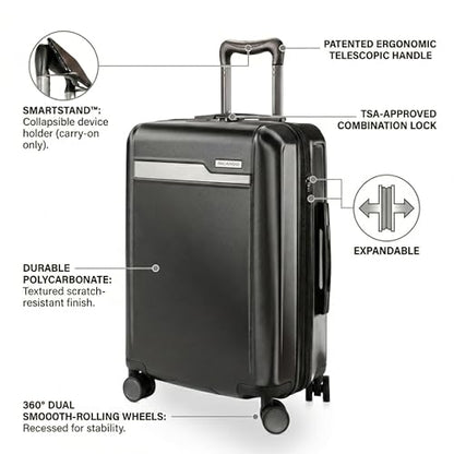 Ricardo Beverly Hills Brentwood Hardside Luggage Collection – Expandable Suitcases with Wheels and TSA Lock, 21" Carry-on & 29" Large Check-in, 2-Piece Set, Onyx - color: Onyx, size: 2-Piece Set (21" Carry-on & 29" Large Check-in)