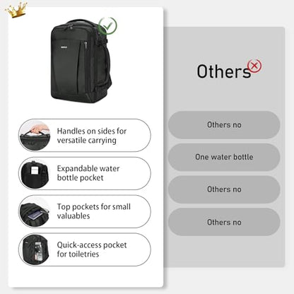 ECOHUB Travel Backpack 18x14x8 Frontier Airlines Personal Item Bag Gray - color: Gray-green, size: 18 inch