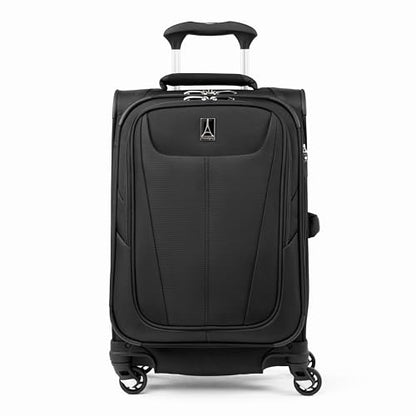 Travelpro Maxlite 5 Softside Carry-On Luggage Spinner, Black, 20-Inch - color: Black, size: Compact Carry-on 20-Inch