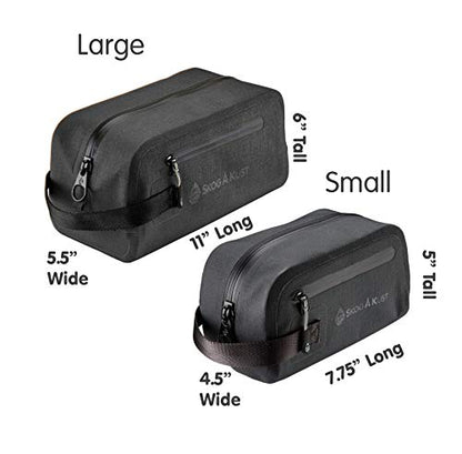 DoppSåk Waterproof & Leak-Proof Travel Toiletry Bag | Large, Black - color: Black, size: Large