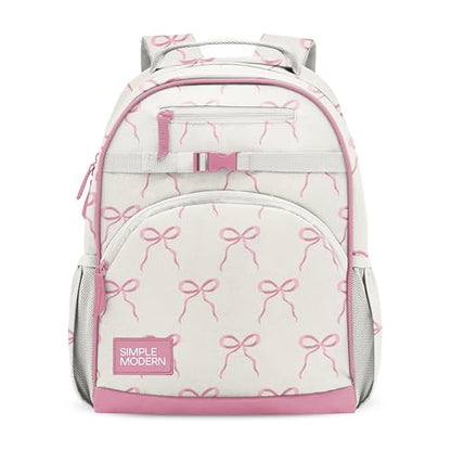 Simple Modern Kids Backpack for School, Girls, Boys | 12L | Bows - color: -Bows, style: Kids Medium