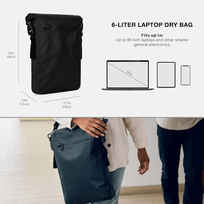 SLNT Faraday Laptop Bag - Waterproof Signal Blocking Dry Bag (6 Liter)