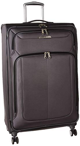 Samsonite Solyte DLX Softside Expandable Luggage with Spinner Wheels, Mineral Grey, Checked-Large 29-Inch - color: Mineral Grey, size: Checked-Large 29-Inch