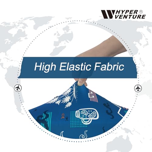 HYPER VENTURE Travel Luggage Cover Suitcase Protector Fits 27-30 Inch, L - color: Hawaii Beach, size: L