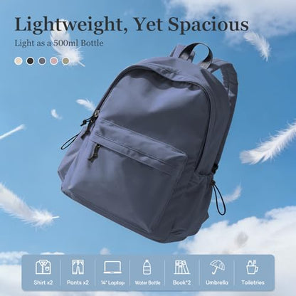 Middle School Backpack, Cute College Backpack for Women,High School Bookbag - color: Blue Purple