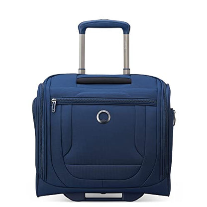 DELSEY PARIS Helium DLX, 16 Inch Carry-On Softside Luggage, Navy Blue - color: Navy Blue