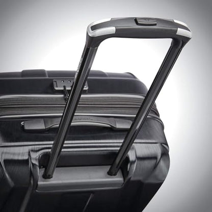 Samsonite Centric 2 Hardside Expandable Luggage with Spinner Wheels, Black, 3-Piece Set (20/24/28) - color: Black, size: 3-Piece Set (Carry on/Medium/Large)