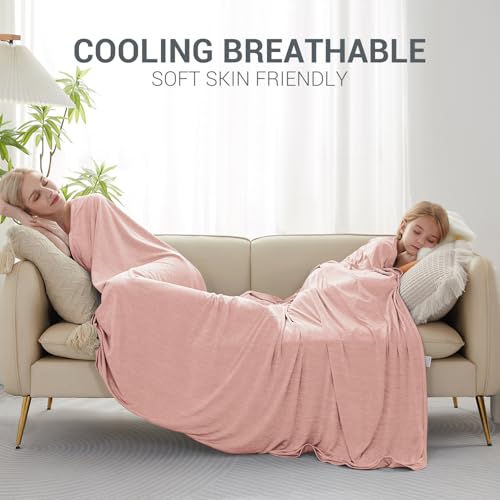 Marchpower Arc-Chill Cooling Blanket for Hot Sleepers Queen Size Pink - color: Pink, size: Queen 79" X 86"