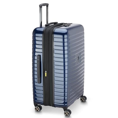 DELSEY PARIS Cruise 3.0, 28 Inch Checked-Large Luggage, Deep Sea Navy - color: Deep Sea Navy, size: Checked-large