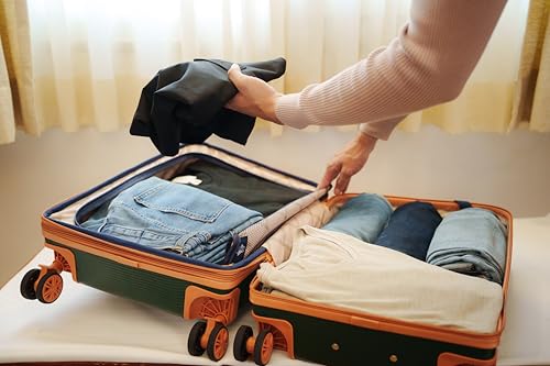 Dockers Hooper Hardside Expandable 8-Wheel Spinner Travel Checked Luggage, 28-Inch, Black - color: Black, size: 28-Inch Checked