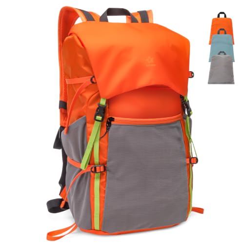 20L Hiking Backpack, Small Lightweight Daypack for Men Women,Orange - color: Orange