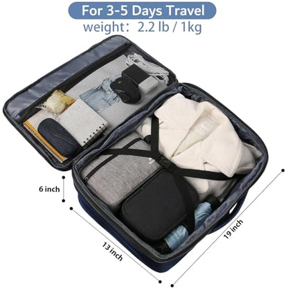 MATEIN Weekender Backpack, Large Capacity Travelling Suitcase Backpack - color: Blue, size: X-Large