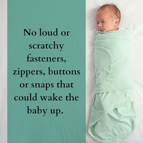 Miracle Blanket Swaddle Wrap Bundle - Boy, Girl, or Neutral Receiving Baby Blanket - Soft, Wearable Sleep Sack Essential for Newborns and Infants (Blue & Gray)