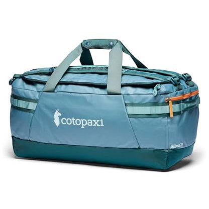 Cotopaxi Allpa 70L Getaway Duffel, Blue Spruce and Abyss - color: Blue Spruce/Abyss