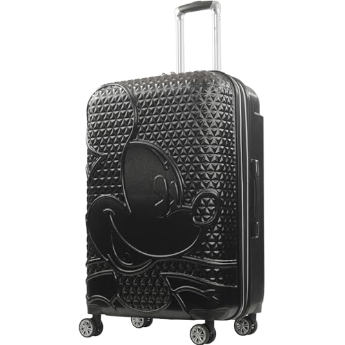 30" Black Disney Mickey Mouse Rolling Suitcase by Ful Luggage - color: Mickey Mouse - Black, size: 30 Inch
