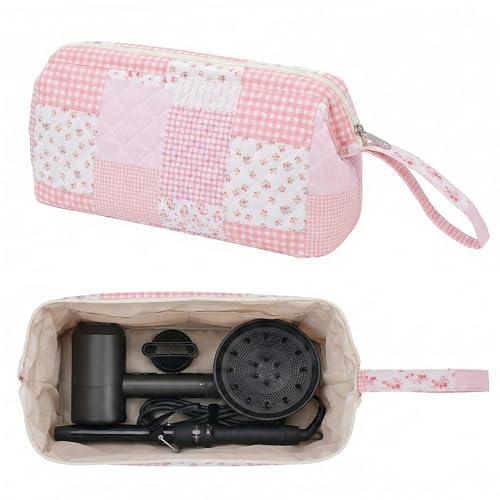 TeeYee Hair Tools Travel Bag for Dyson Airwrap Quilted Toiletry Bag - color: Boho