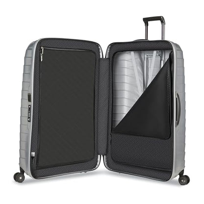 Samsonite Proxis Hardside Expandable Luggage with Spinners, XLarge Spinner, SILVER - color: Silver, size: X Large Spinner
