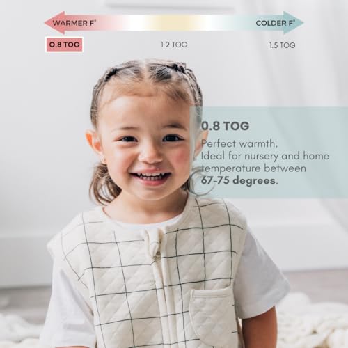 Dreamsuit: Toddler Sleep Sack with Legs, Rayon Made from Bamboo - color: Checkered, size: 12-2T