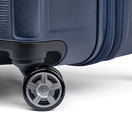 Travelpro Platinum Elite Hardside Checked Luggage, True Navy, 25-Inch - color: True Navy Blue, size: Checked- Medium 25-Inch