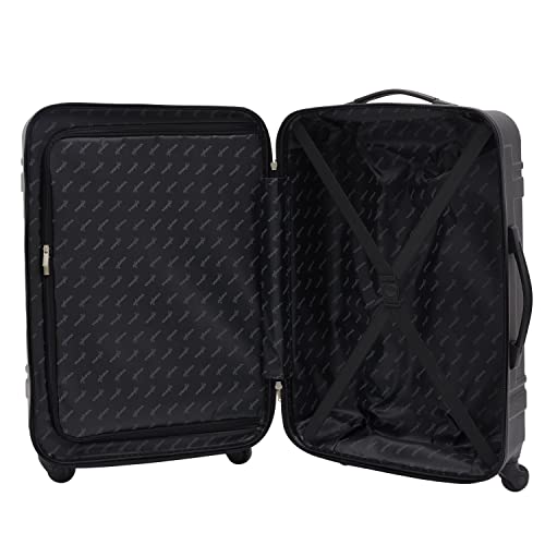 Wrangler Venture Luggage and Travel Set, Black, 7-Piece Set - color: Black