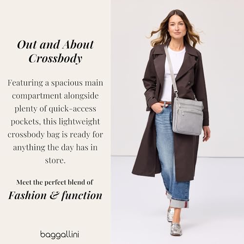 Baggallini Out and About Crossbody - color: Pool