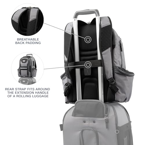 Travelpro Bold Softside Checked Large Luggage & Backpack Set, Grey/Black - color: Grey, size: Large