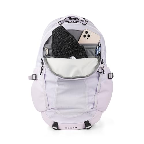 The North Face 여성용 Recon Everyday 노트북 백팩, 라벤더 포그/Tnf 블랙, 모던. - color: 라벤더 포그/Tnf 블랙